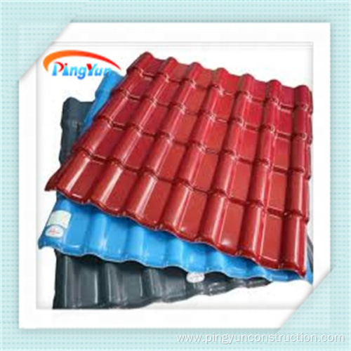 new materials pvc corrugated roof sheet for pavilion